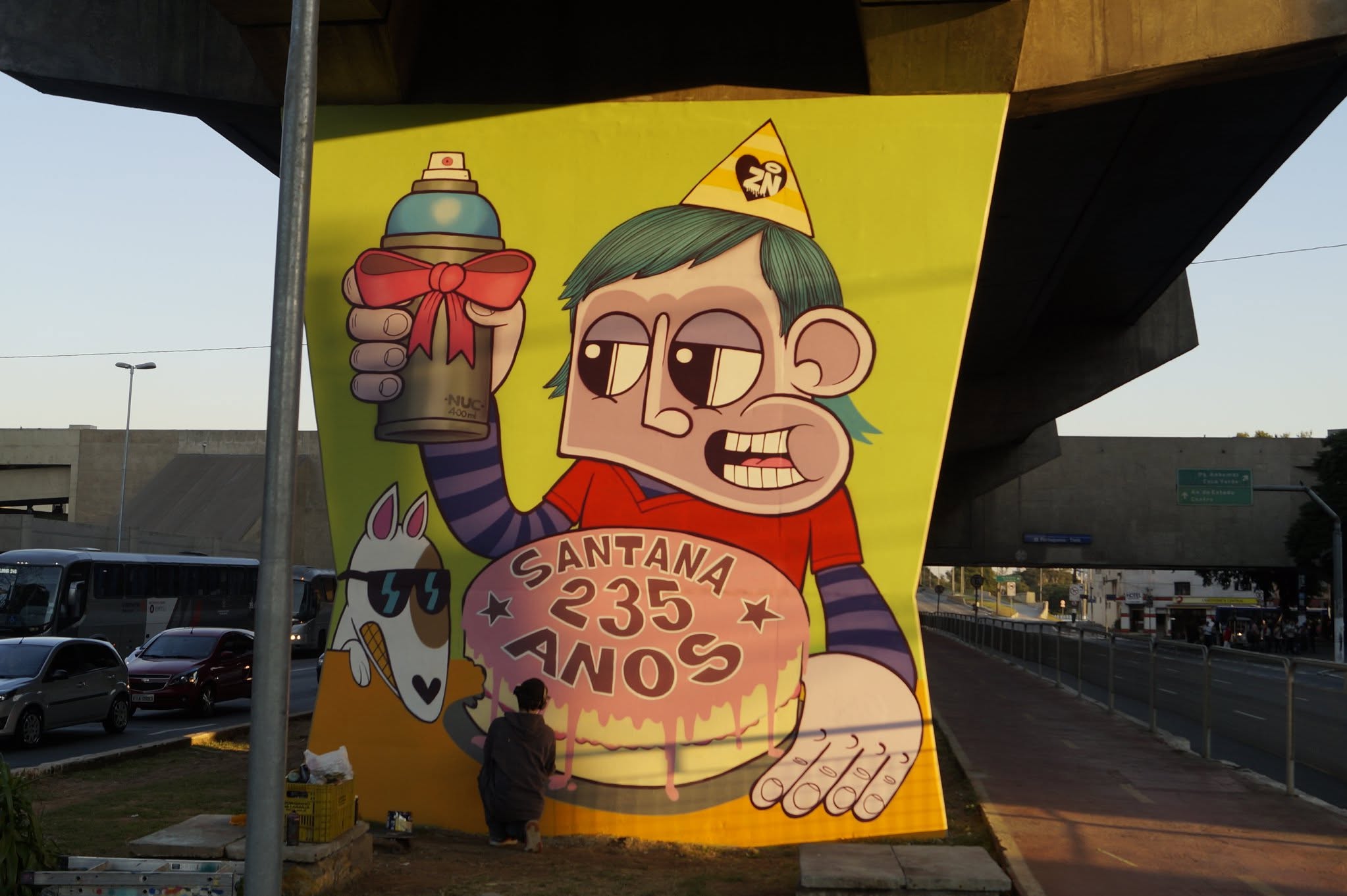 Mural comemorativo Santana 235 anos